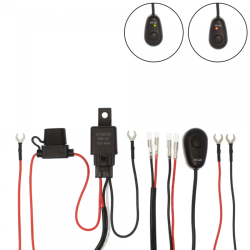 Καλωδίωση με ρελέ και διακόπτη ON/OFF 12V 40A για led προβολείς OEM Καλωδίωση με ρελέ και διακόπτη ON/OFF 12V 40A για led προβολείς OEM