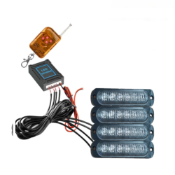 LED strobe κόκκινο και μπλε με δύο εναλλαγές - ΟΕΜ