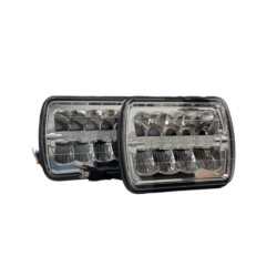 Σετ LED Προβολέων Φορτηγού 24V - 80W Λευκό Φως Πορείας, 35W Πορτοκαλί Φλας/Αλάρμ -ΟΕΜ