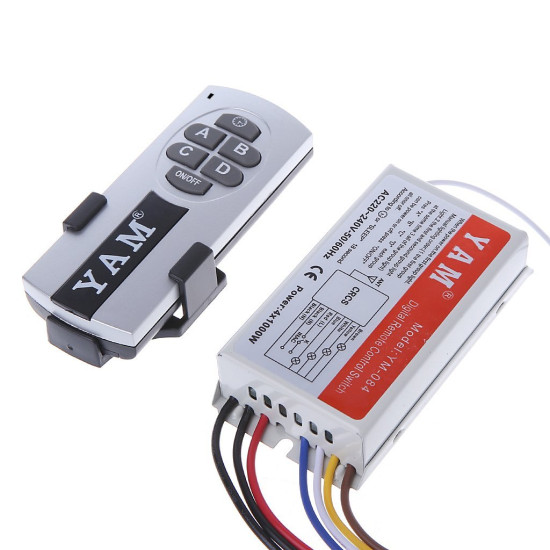 Τηλεχειρισμός 4 Καναλιών 240VAΤ - Digital Remote Control Switch ΟΕΜ