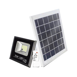 Ηλιακός προβολέας LED 10W 2000LM με πάνελ και τηλεχειριστήριο Jortan JT-BJ10W