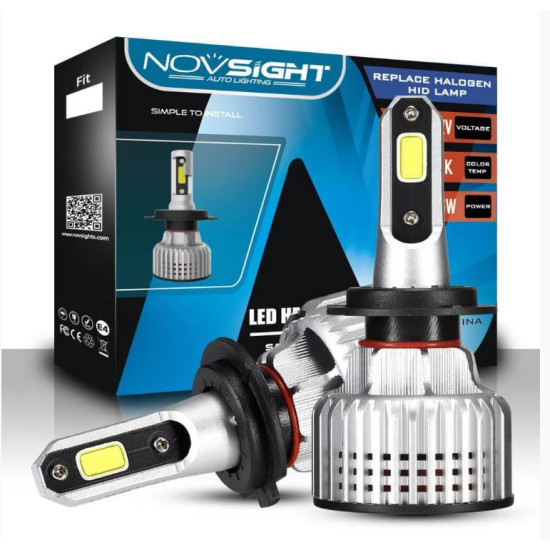 LED Λάμπες N12-H4 2 TMX-36W 5000LM Α500 NOVSIGHTS