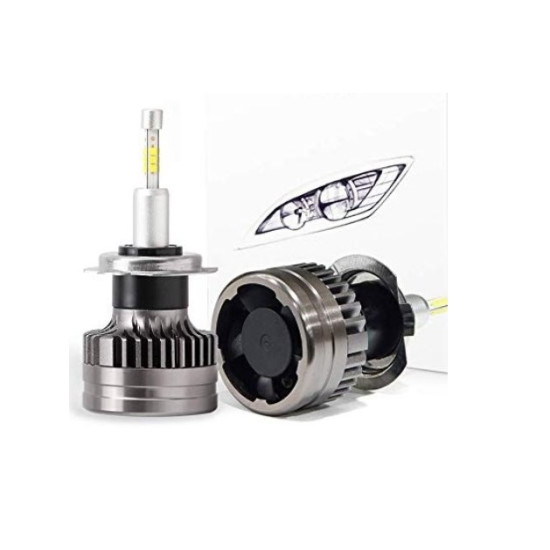 LED Λάμπες 2ΤΜΧ H7| 2x45w/4500lm 6000K PENTIUM II FULL CANBUS ΥΛΟ.