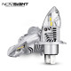 LED Λάμπες H4 LED 12V 2 ΤΜΧ-35w 12000LM 6000K IP68 A397 F10 NOVSIGHT
