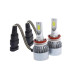 LED Λάμπες 2ΤΜΧ (Η8-Η9-H11) C6 LED 12V/24V 3800LM - OEM