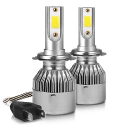 LED Λάμπες 2ΤΜΧ H7 C6 LED 12V/24V 3800LM - ΟΕΜ