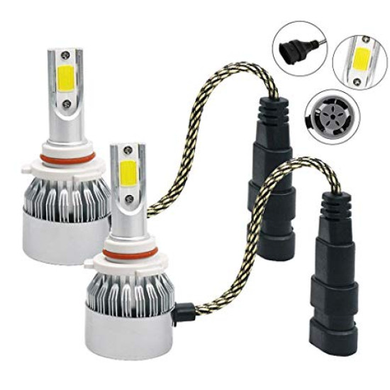 LED Λάμπες 2ΤΜΧ HB3 C6 LED 12V/24V 3800LM - ΟΕΜ