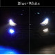 LED Λάμπες 2ΤΜΧ  H4 25w/3.800 lumens Λευκό/μπλε και strobe - ΟΕΜ