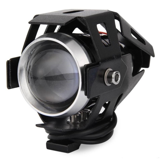 U5 Μοτοσικλέτα 12V LED λέιζερ Cannon - ΜΑΥΡΟ ΟΕΜ