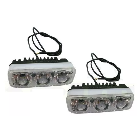 ΖΕΥΓΑΡΙ ΠΡΟΒΟΛΑΚΙΑ ΜΟΤΟΣΥΚΛΕΤΩΝ ΜΕ 3 LED Μ11-ΤΥ