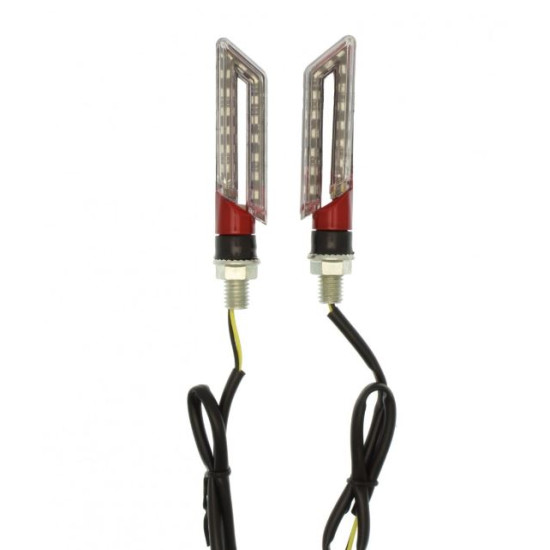 Φλάς μηχανής 15 SMD LED universal πορτοκαλί σετ 2 τεμ. IP65 OEΜ