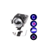Αδιάβροχος προβολέας μοτοσυκλέτας Cree LED U7 mini Angel Eye μαύρου χρώματος με μπλέ στεφάνι 1 τεμ. IP67 OEM