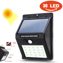 Ηλιακός αδιαβροχος προβολέας με 30 LED ΟΕΜ