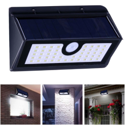 Ηλιακό φωτιστικό κήπου LED με 45Leds στεγανό IP64 με ανιχνευτή κίνησης αδιαβροχο