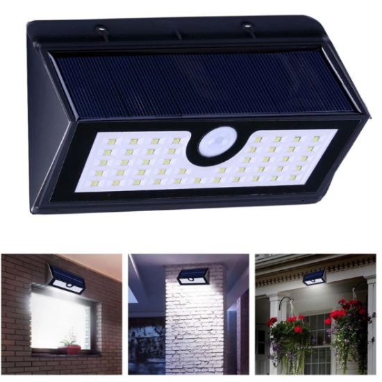 Ηλιακό φωτιστικό κήπου LED με 45Leds στεγανό IP64 με ανιχνευτή κίνησης αδιαβροχο