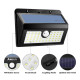 Ηλιακό φωτιστικό κήπου LED με 45Leds στεγανό IP64 με ανιχνευτή κίνησης αδιαβροχο