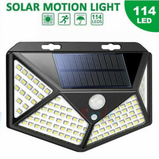 ΗΛΙΑΚΟ ΦΩΤΙΣΤΙΚΟ 114 LED ΜΕ ΑΝΙΧΝΕΥΣΗΣ ΚΙΝΗΣΗΣ FO-TA008 - ΟΕΜ