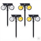 ΗΛΙΑΚΟ ΦΩΤΙΣΤΙΚΟ ΚΗΠΟΥ ΠΡΟΒΟΛΑΚΙ ΜΑΥΡΟ-LED solar pathway lights OEM