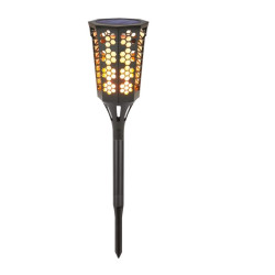 Ηλιακό Φωτιστικό Κήπου Χωνευτό LED 0.1W ΘΕΡΜΌ (2500Κ) φλόγα - ΟΕΜ