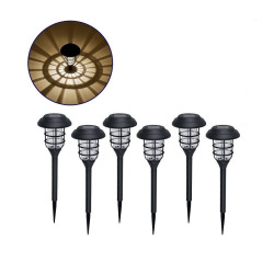 Αυτόνομα Ηλιακά Φωτιστικά LED SMD 1W 100lm με Ενσωματωμένη Μπαταρία 250mAh - ΣΕΤ 6 Τεμαχίων - ΟΕΜ