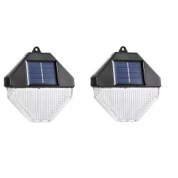 Ηλιακό φωτιστικό Led Solar Lights RGB Αδιάβροχο 2τεμ. - ΟΕΜ