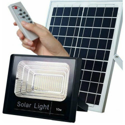 Ηλιακός Solar Προβολέας Αδιάβροχος 10W με Φωτοβολταϊκό Πάνελ, Τηλεκοντρόλ και Χρονοδιακόπτη JD-8810 - ΟΕΜ