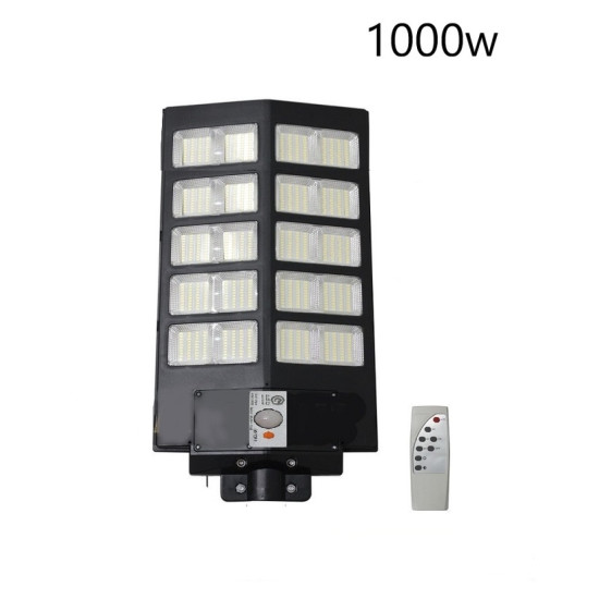 Ηλιακό φωτιστικό δρόμου LED-1000w STR-SOLAR με πάνελ ενσωματωμένο και με αισθητήρα κίνησης - ΟΕΜ