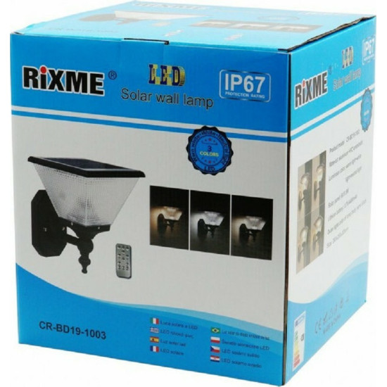 ΕΞΩΤΕΡΙΚΗ ΛΑΜΠΑ ΤΟΙΧΟΥ ΗΛΙΑΚΗ 6V/5.5W TY-CR-BD19-1003 - OEM