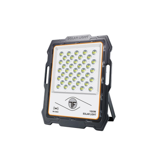 Ηλιακός Προβολέας LED 100W IP67 με Τηλεχειρισμό MJ-D901 – Μαύρο - ΟΕΜ