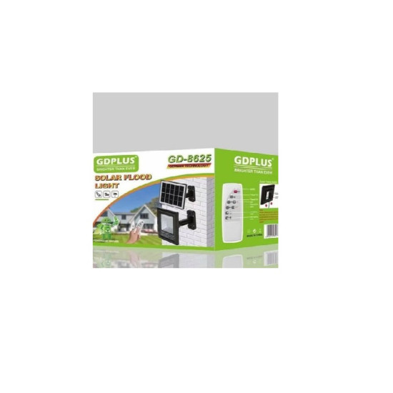 Προβολέας με ηλιακό πάνελ 25W GD-8625 GDPLUS