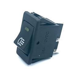 Διακόπτης On-Off 4 pin αδιάβροχος 12V/35A με πράσινο φωτισμό