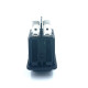 Διακόπτης On-Off 4 pin αδιάβροχος 12V/35A με πράσινο φωτισμό