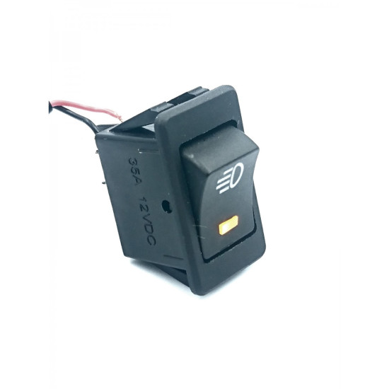 Διακόπτης On-Off 4 pin αδιάβροχος 12V/35A με πράσινο φωτισμό