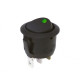 Διακόπτης On/off Round Rocker led dot 12V Πράσινο