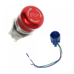 Αδιάβροχος διακόπτης ασφαλείας ON/OFF 12V/24V 3 pins με πλαστική βάση RCHANG OEM