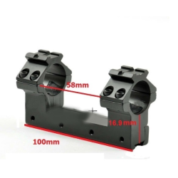 Βάση Διόπτρας Ψηλό Προφίλ Exte Head Picatinny Rail 30mm ΟΕΜ
