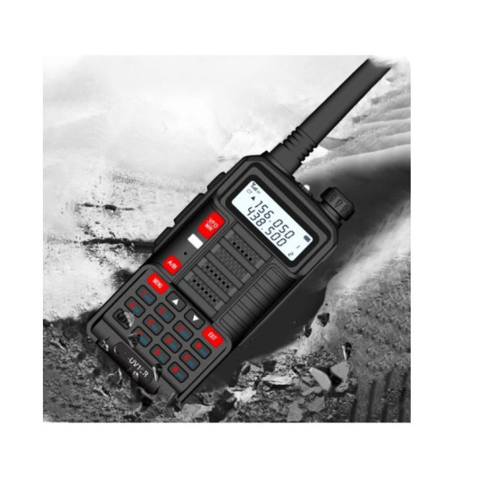 Ασύρματος φορητός πομποδέκτης BAOFENG UHF/VHF 10W UV-10R.