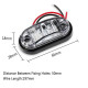 LED Φώτα Όγκου Φορτηγών IP66 Λευκό 12v-24v σε 10 τεμάχια ΟΕΜ