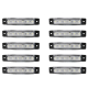 LED Φώτα Όγκου Φορτηγών IP66 Λευκό 12v 10 τεμάχια - ΟΕΜ