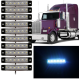 LED Φώτα Όγκου Φορτηγών IP66 Λευκό 12v 10 τεμάχια - ΟΕΜ