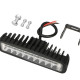 Προβολάκι 18Watt Μίνι Led Μπάρα 18LED λευκό-κίτρινο σταθερό ΟΕΜ