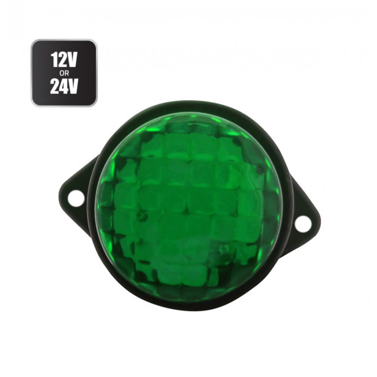 Πλευρικό φως όγκου LED 12/24V για αυτοκίνητα και φορτηγά 8 SMD πράσινο - OEM
