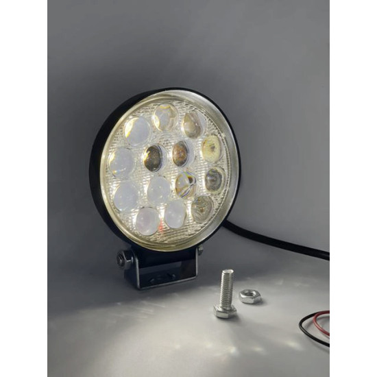 Προβολέας Led  στρογγυλός 42Watt Λευκό-Πορτοκαλί - ΟΕΜ