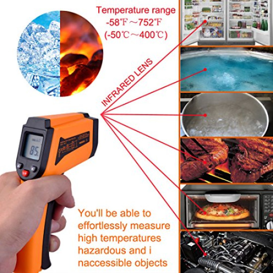 Θερμόμετρο Υπερύθρων Χειρός Lasergrip GM400 ΟΕΜ