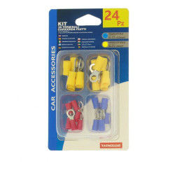 Σετ 24 τεμαχίων φισάκια στρογγυλά 0.5mm² - 2.5mm² WENCHANG