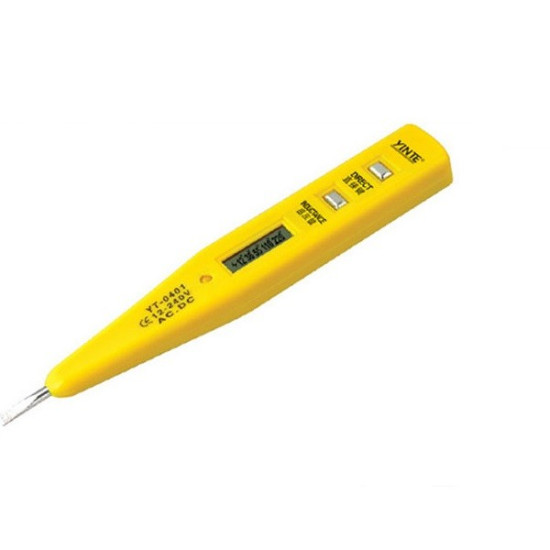 Ψηφιακό Δοκιμαστικό Κατσαβίδι με Οθόνη LCD - Voltage Tester AC/DC 12-250V YT-04