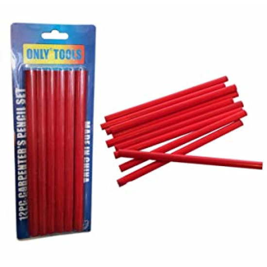 Μολύβια Ξυλουργού Σετ 12 τεμ. ONLY TOOLS