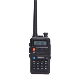 Baofeng UV-9S Ασύρματος Πομποδέκτης UHF/VHF 5W Mάυρο.