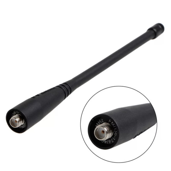 ΚΕΡΑΙΑ ΠΟΜΠΟΔΕΚΤΗ 17CM ΜΕ ΒΥΣΜΑ SMA/FEMALE-BAOFENG.