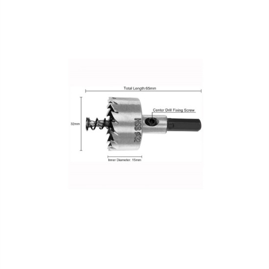 Ποτηροτρύπανο INOX 32 mm SLD38INX ΟΕΜ